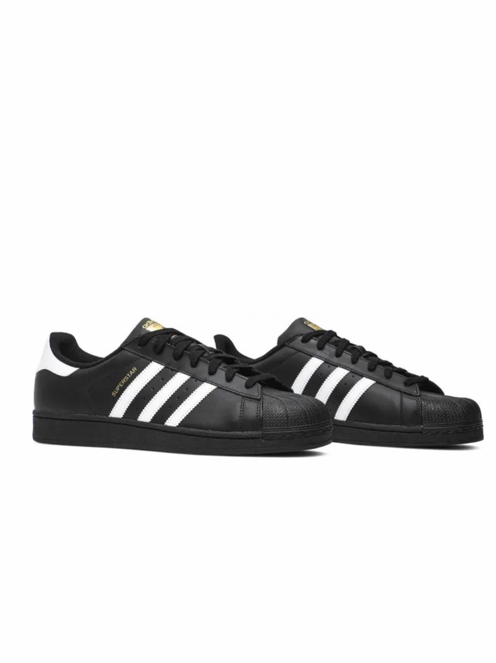 size 10 men’s adidas Superstar 'Core Black